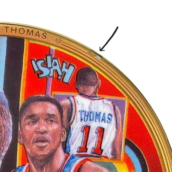 SPORTS Impressions The NBA Basketball Superstar Isiah Thomas by Joseph Catalano - Picture 9 of 11